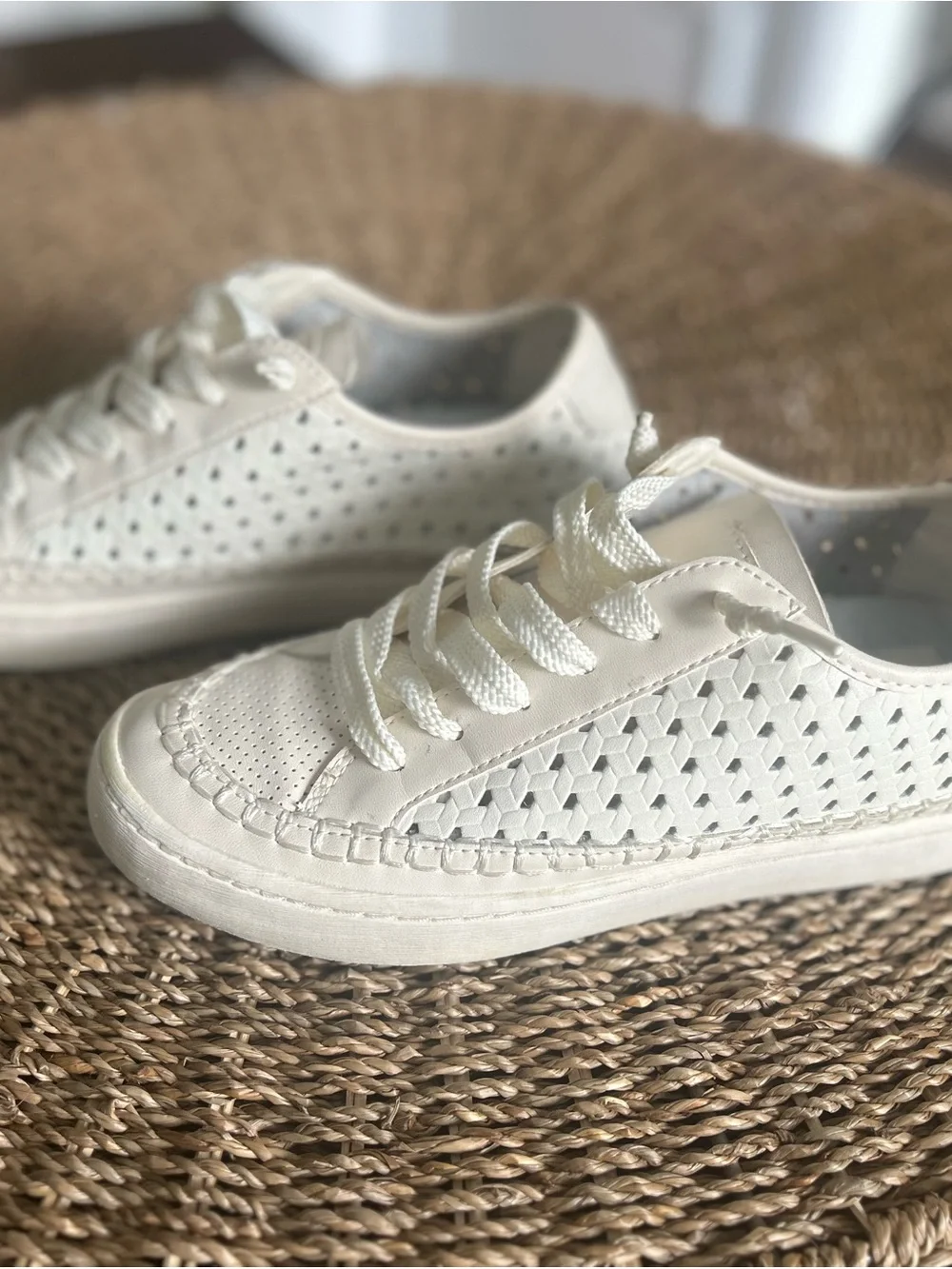 Dolce Vita weave pattern sneakers